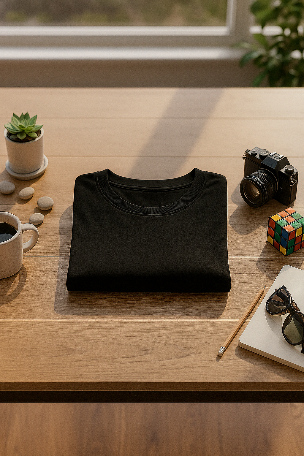 Customizable Boxy-Fit French Terry Oversized T-shirt - Unisex
