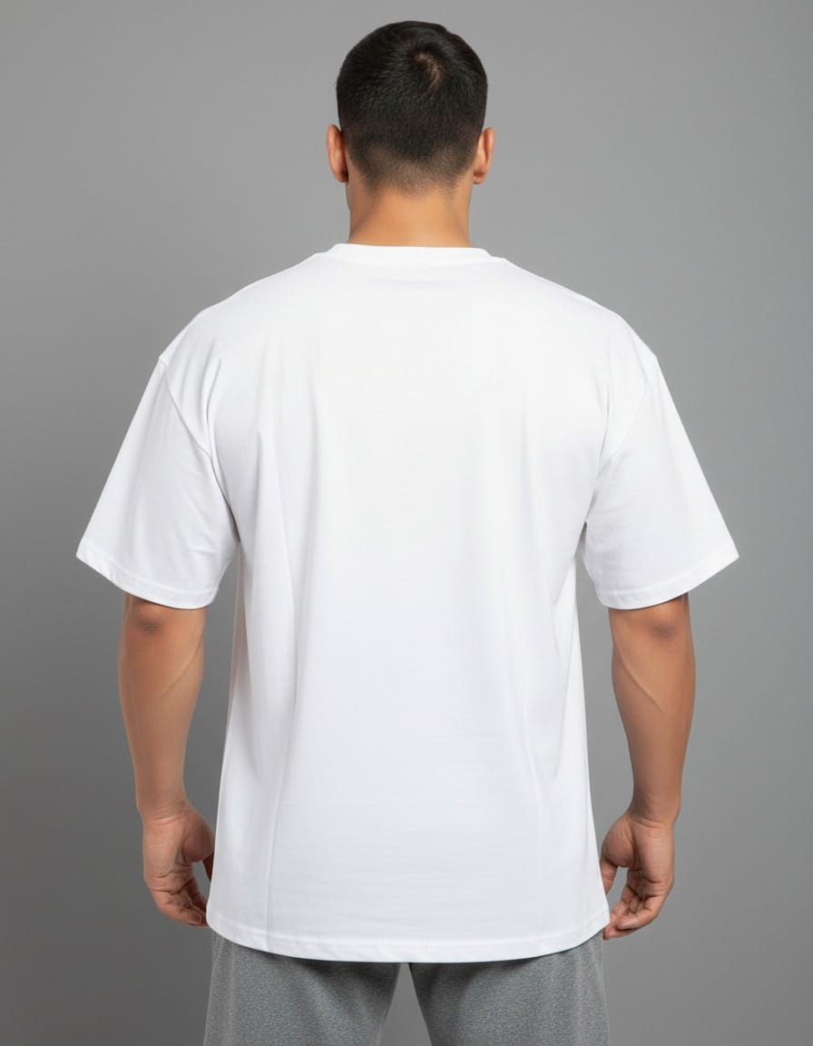 Customizable Boxy-Fit French Terry Oversized T-shirt - Unisex