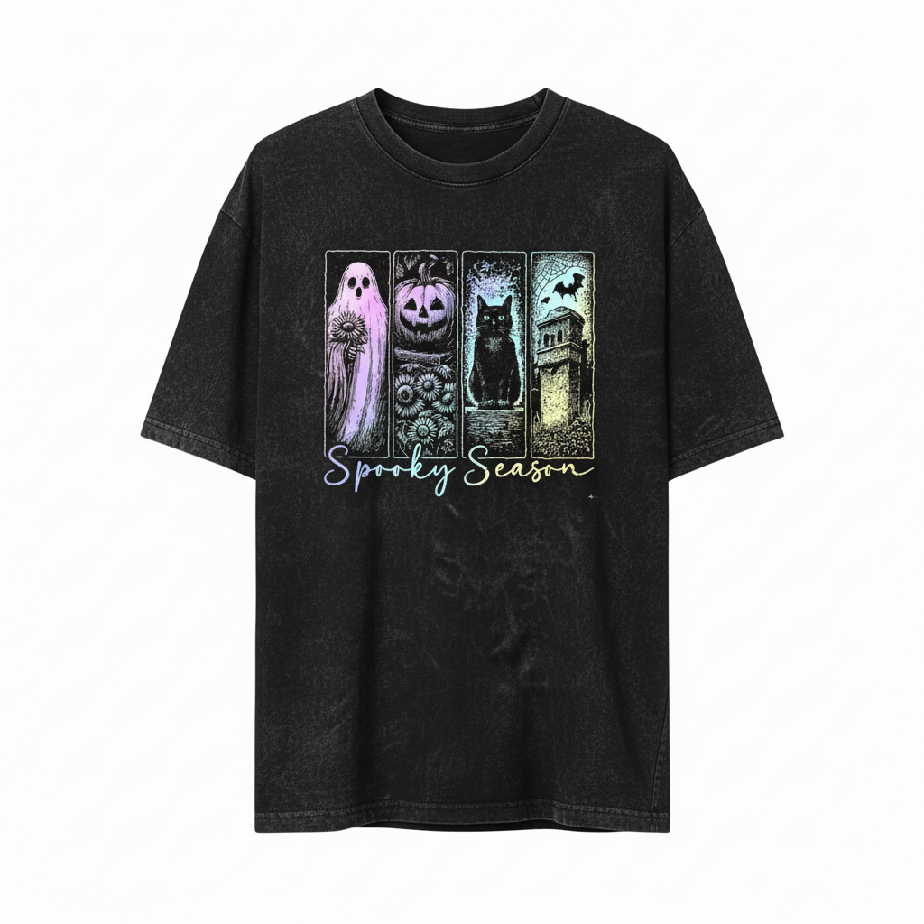 Ghost Halloween Over sized T-Shirt - Unisex