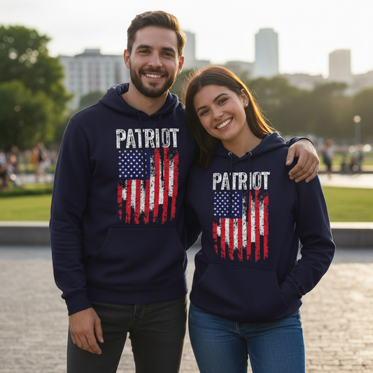 Patriot American Flag Hoodie – Unisex