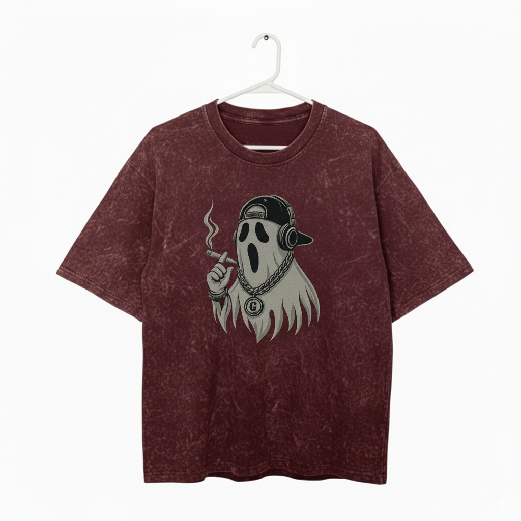 Spooky Ghost Halloween Over sized T-Shirt - Unisex
