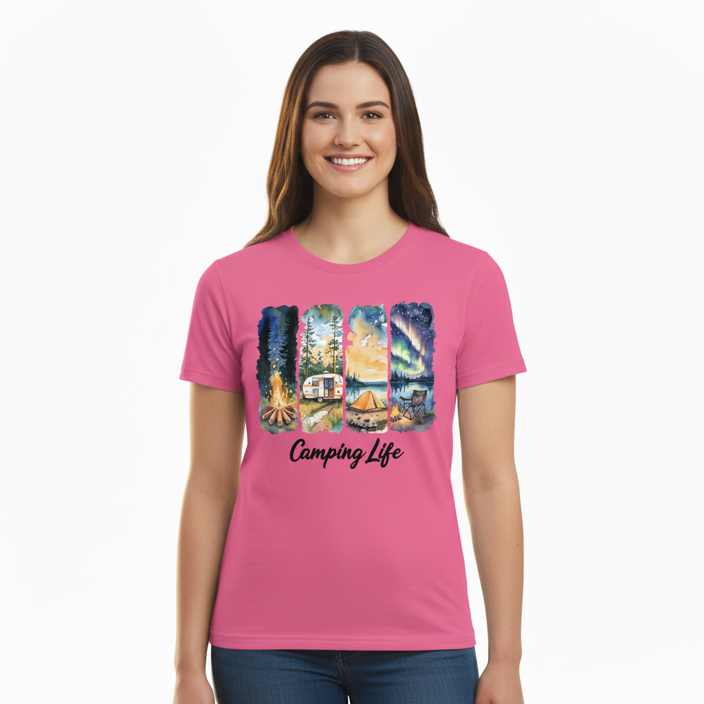 Nature Lover's Camping Scenes Shirt - Unisex