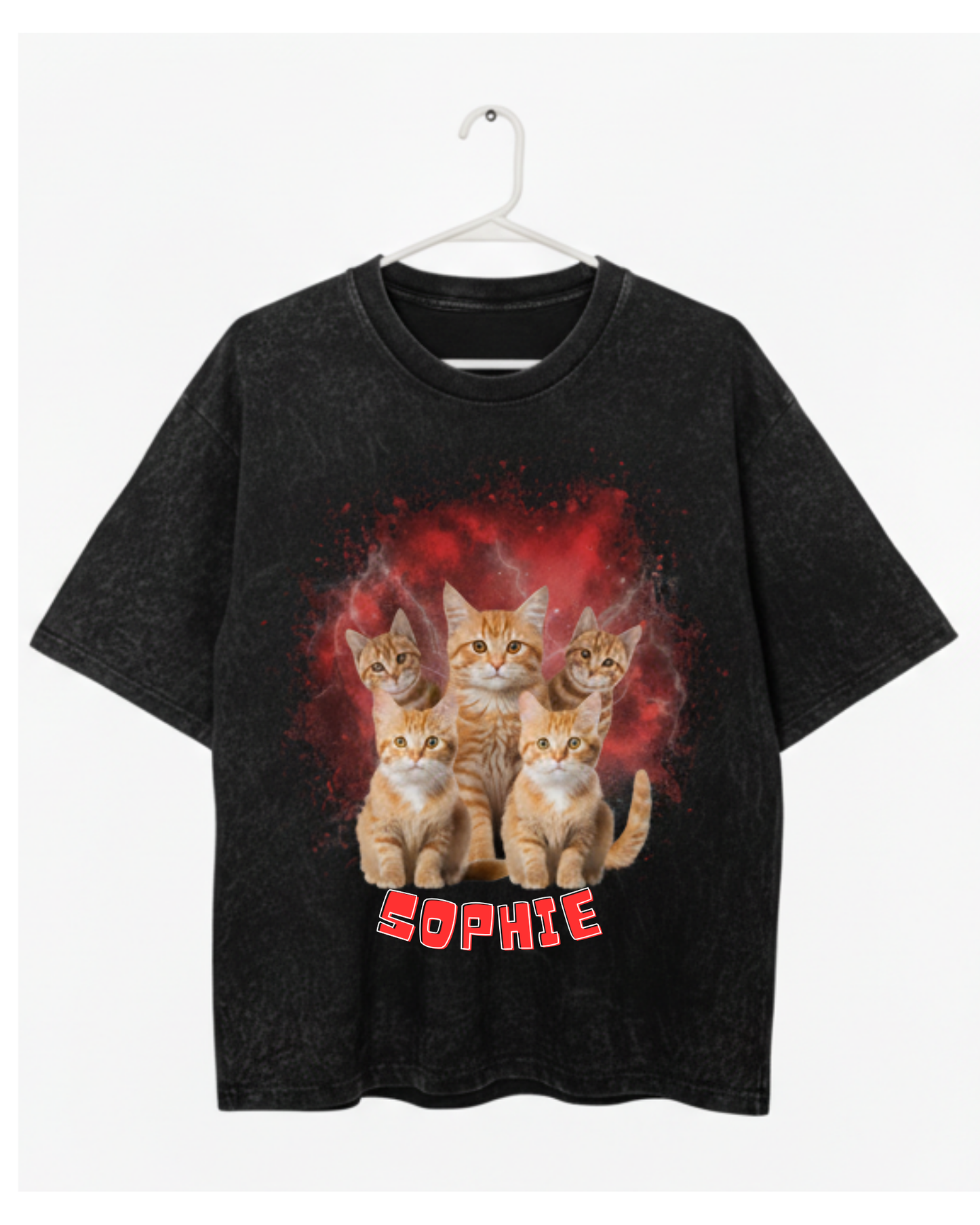 Cosmic Cats Oversized T-Shirt - Unisex