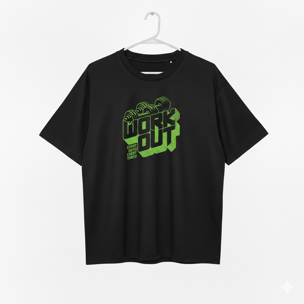 Active Fit "WORK OUT" T-Shirt - Unisex