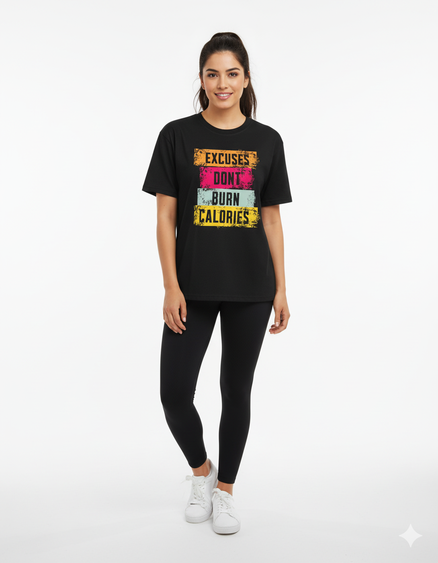 Empowering "No Excuses" Gym T-Shirt - Unisex