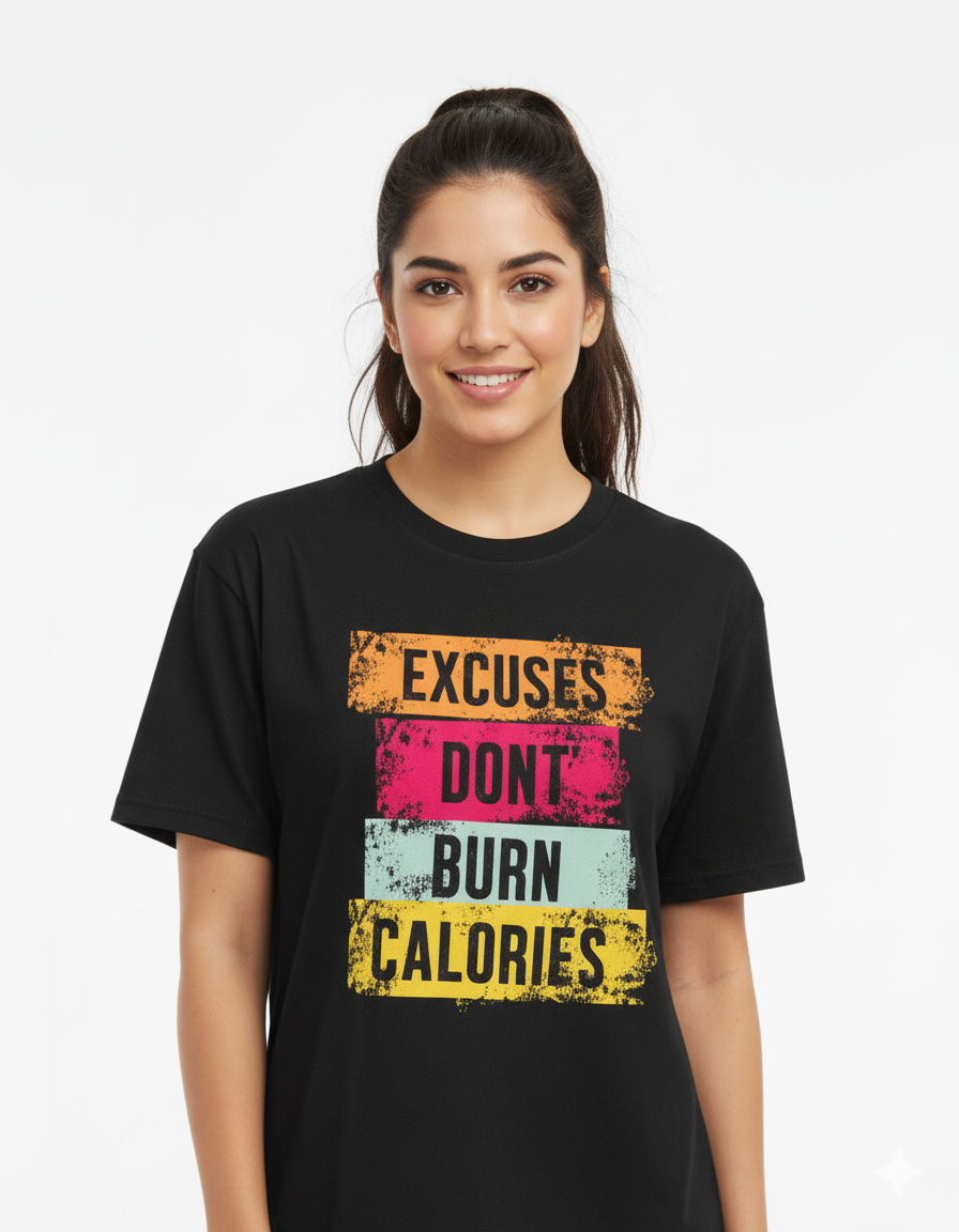 Empowering "No Excuses" Gym T-Shirt - Unisex