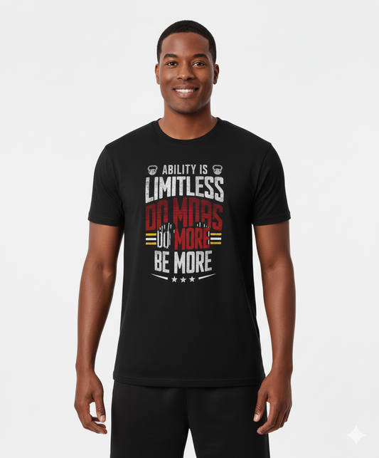 "Do More, Be More" Fitness T-Shirt - Unisex