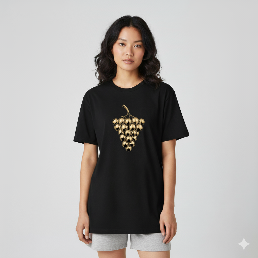 Metallic effects fruits Graphic Tee Collection - Unisex