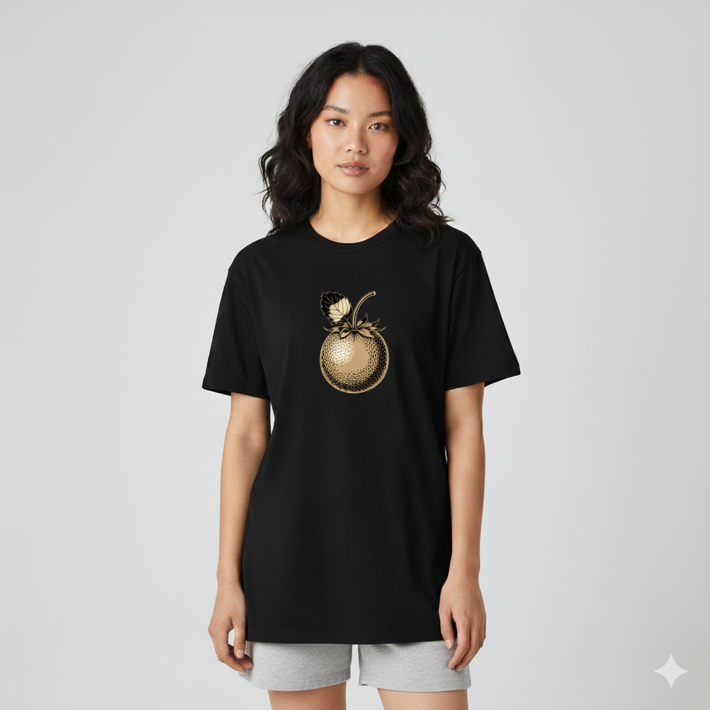 Metallic effects fruits Graphic Tee Collection - Unisex