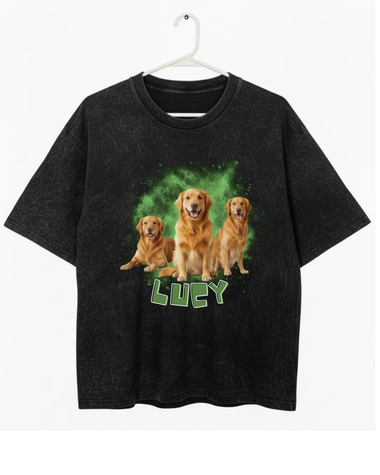 Customizable Dog Oversized T-Shirt - Unisex