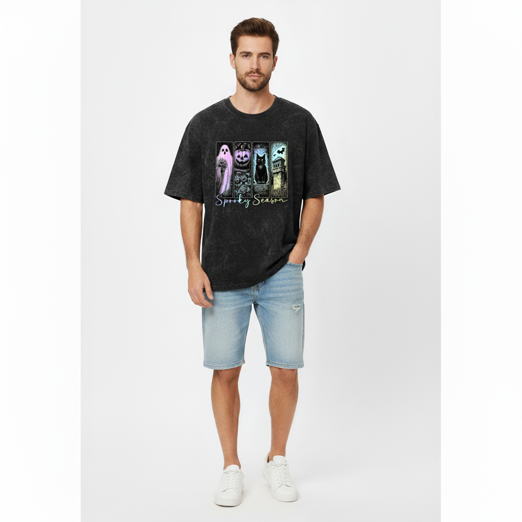 Ghost Halloween Over sized T-Shirt - Unisex