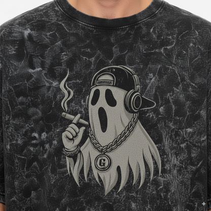 Spooky Ghost Halloween Over sized T-Shirt  - Unisex