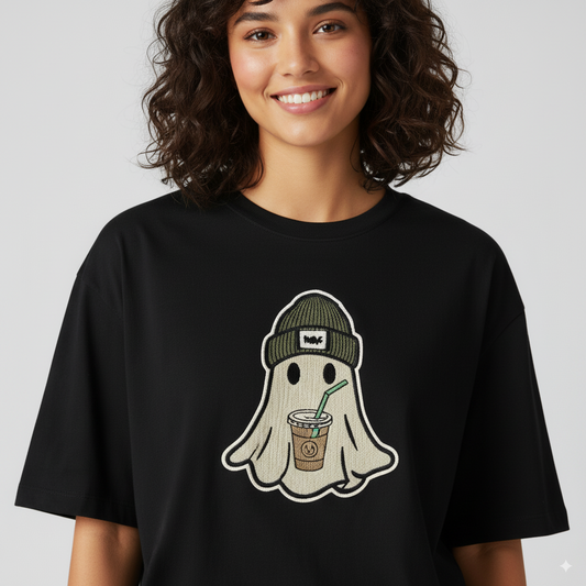 Urban Ghost Graphic Over sized T-Shirt – Unisex