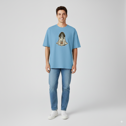 Urban Ghost Graphic Over sized T-Shirt – Unisex