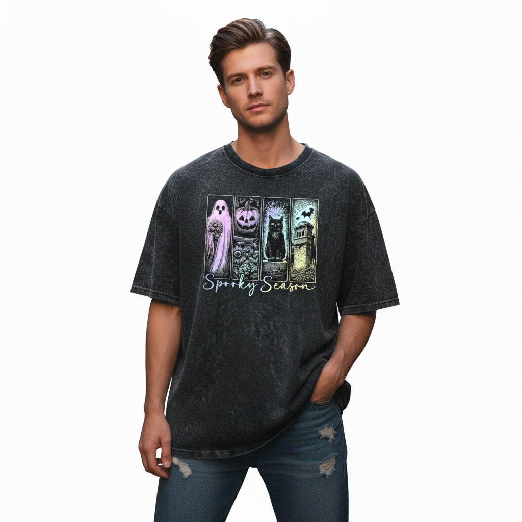 Ghost Halloween Over sized T-Shirt - Unisex