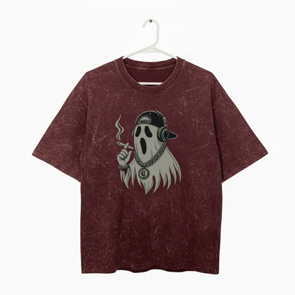 Spooky Ghost Halloween Over sized T-Shirt  - Unisex