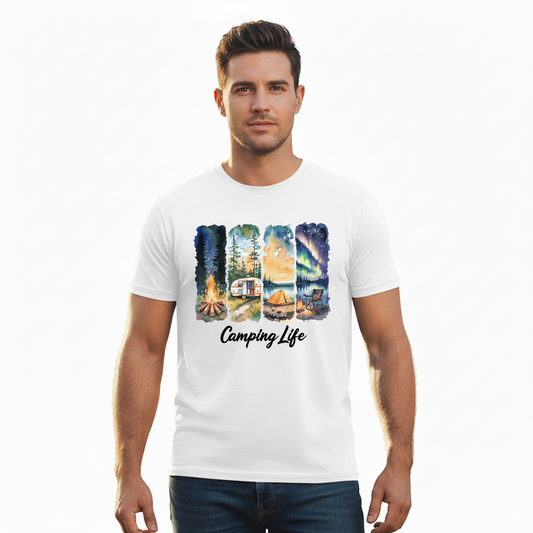 Nature Lover's Camping Scenes Shirt - Unisex