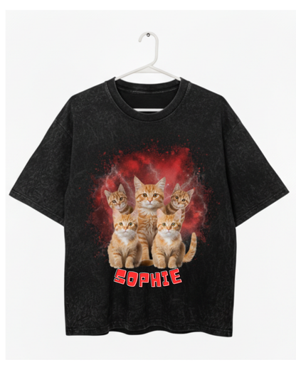 Cosmic Cats Oversized T-Shirt - Unisex
