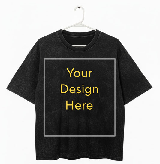 Customizable Vintage Acid wash T-Shirt – Unisex