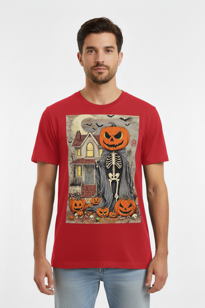 Haunted House Halloween Graphic T-Shirt - Unisex