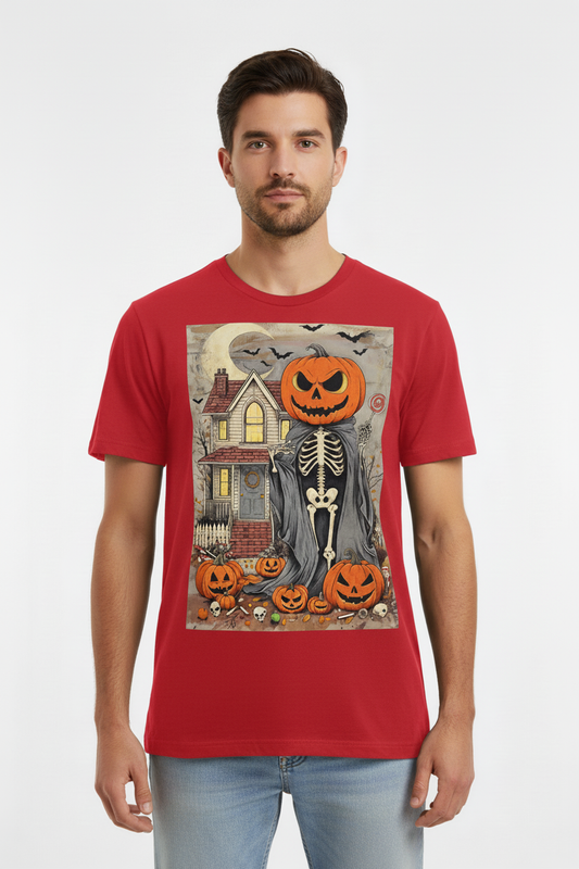 Haunted House Halloween Graphic T-Shirt - Unisex