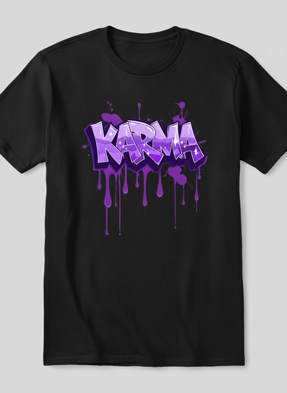 Karma Streetwear Graphic T-Shirt - Unisex