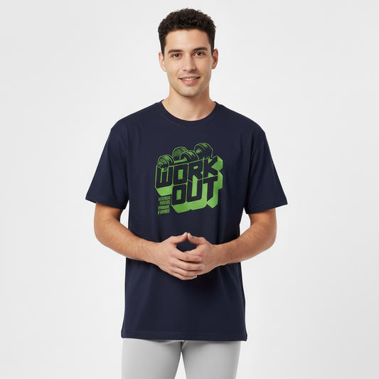 Active Fit "WORK OUT" T-Shirt - Unisex