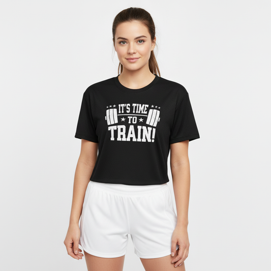 Gym Ready "Time To Train!" Graphic T-Shirt - Unisex