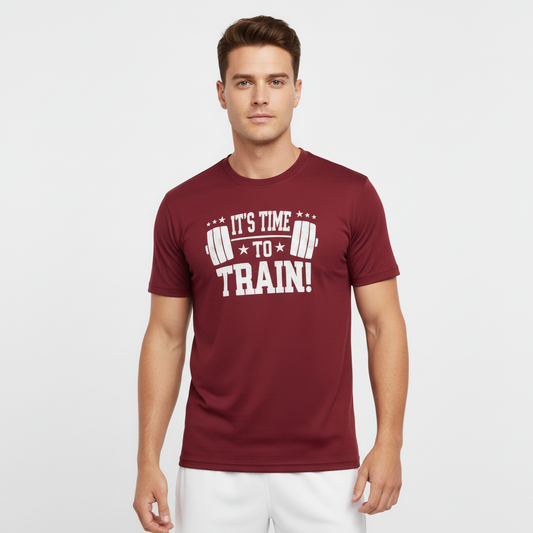 Gym Ready "Time To Train!" Graphic T-Shirt - Unisex